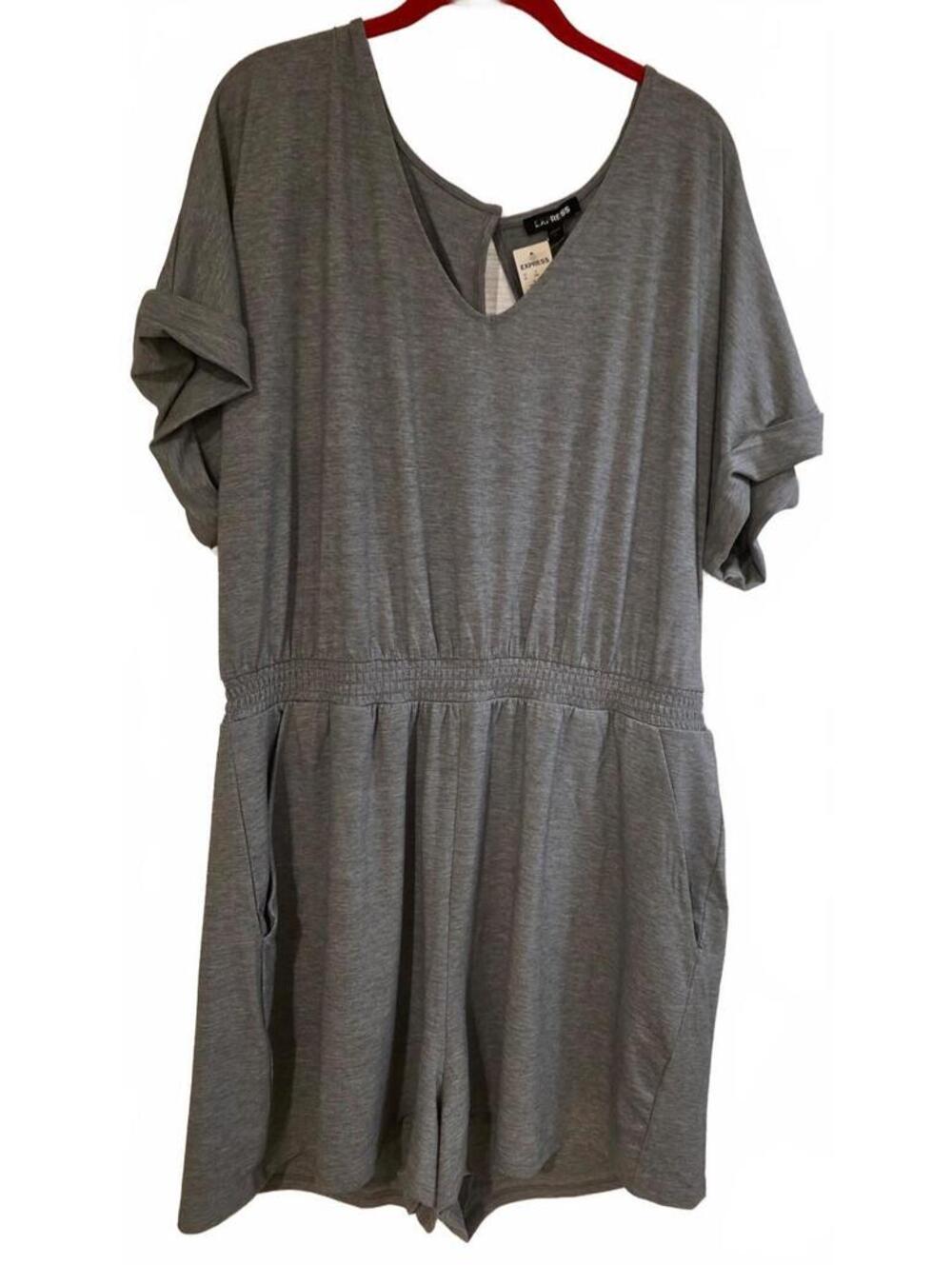 Express Women's Gray Romper